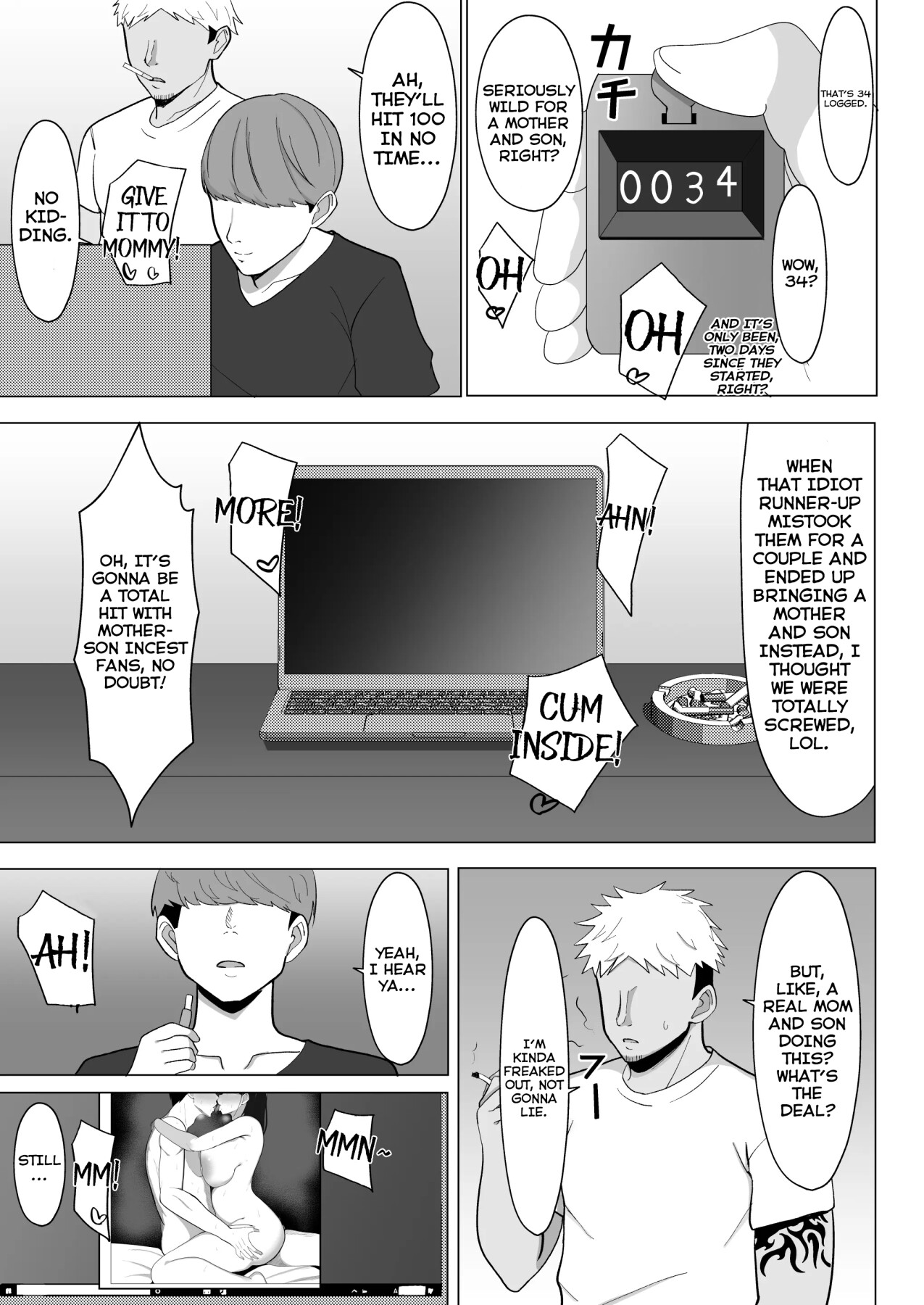 Hentai Manga Comic-A Room I Can't Leave Without Having Incestuous Sex With My Mom: My Nagging Mother and Rebellious Me-Read-56